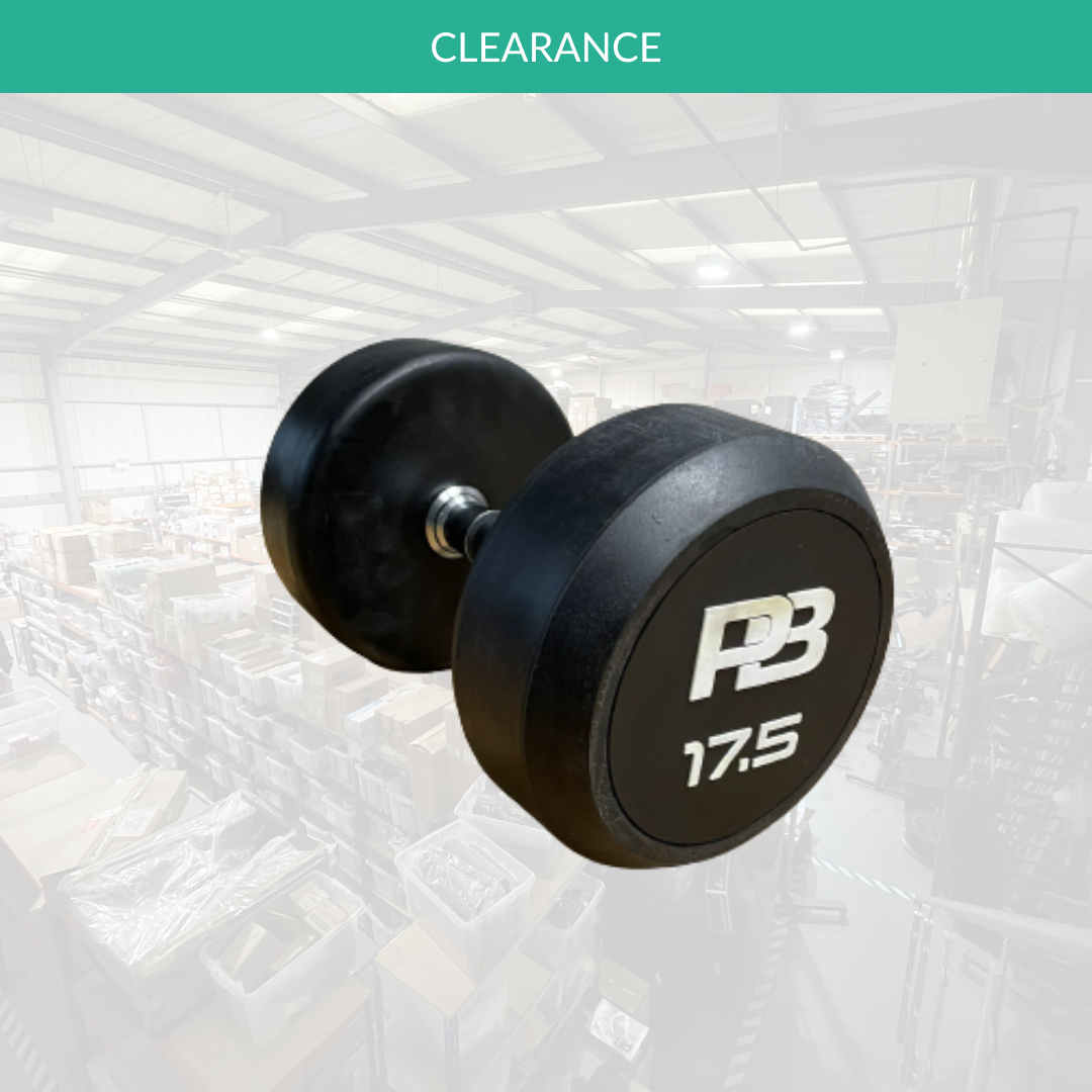 PB Rubber Dumbbells V2 - Various Weights Available