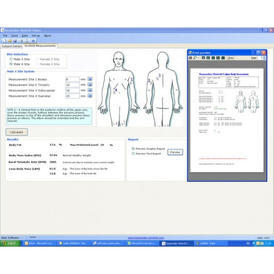 Harpenden Calipers Software