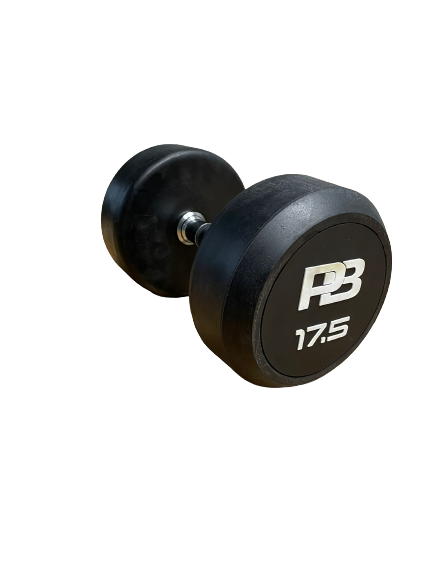 PB Rubber Dumbbells V2 - Various Weights Available