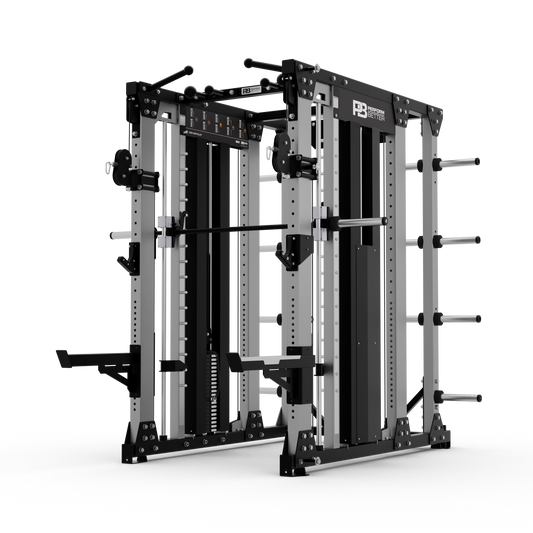 ELITE HALF RACK WITH SMITH AND PULLEYS