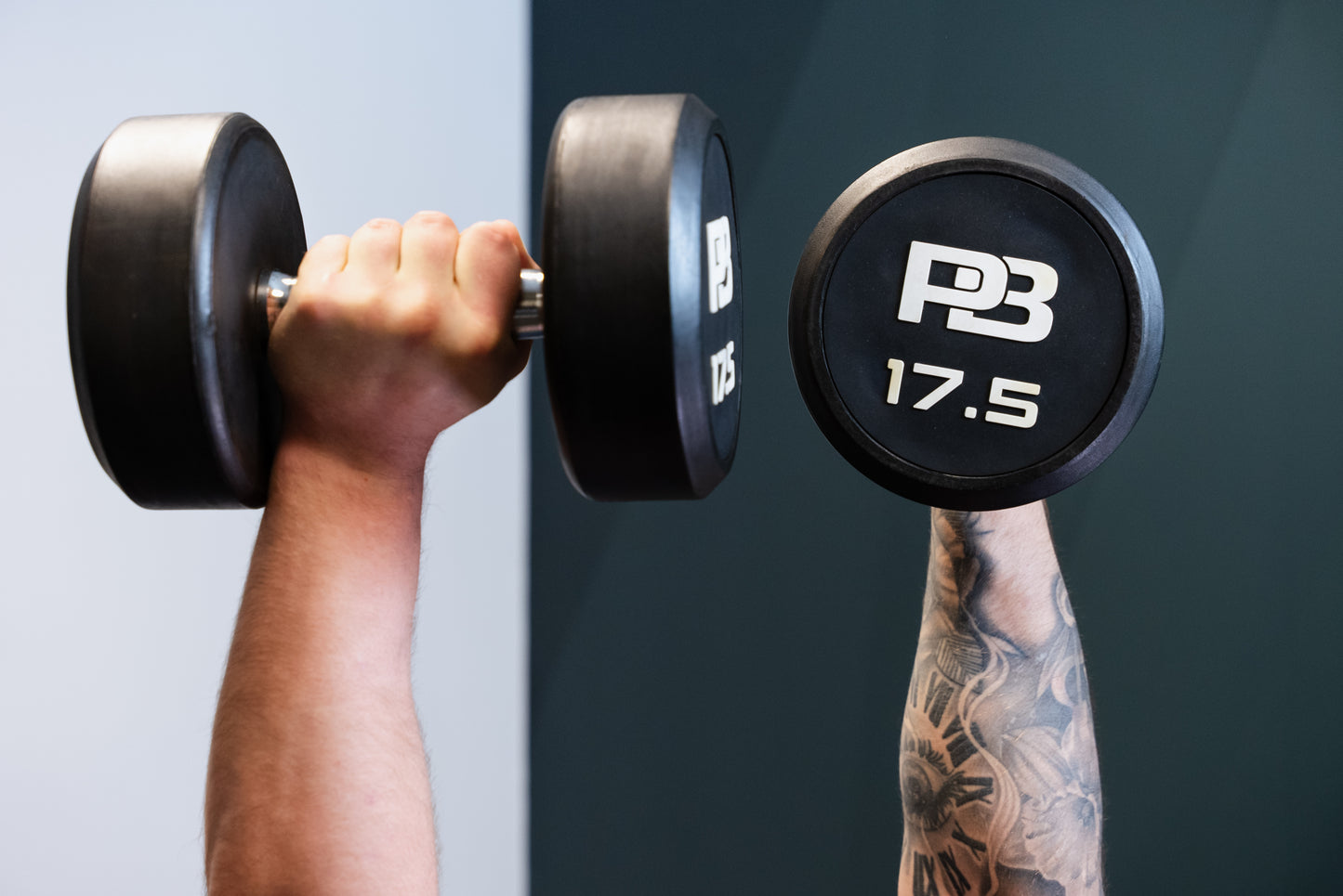 PB Rubber Dumbbells