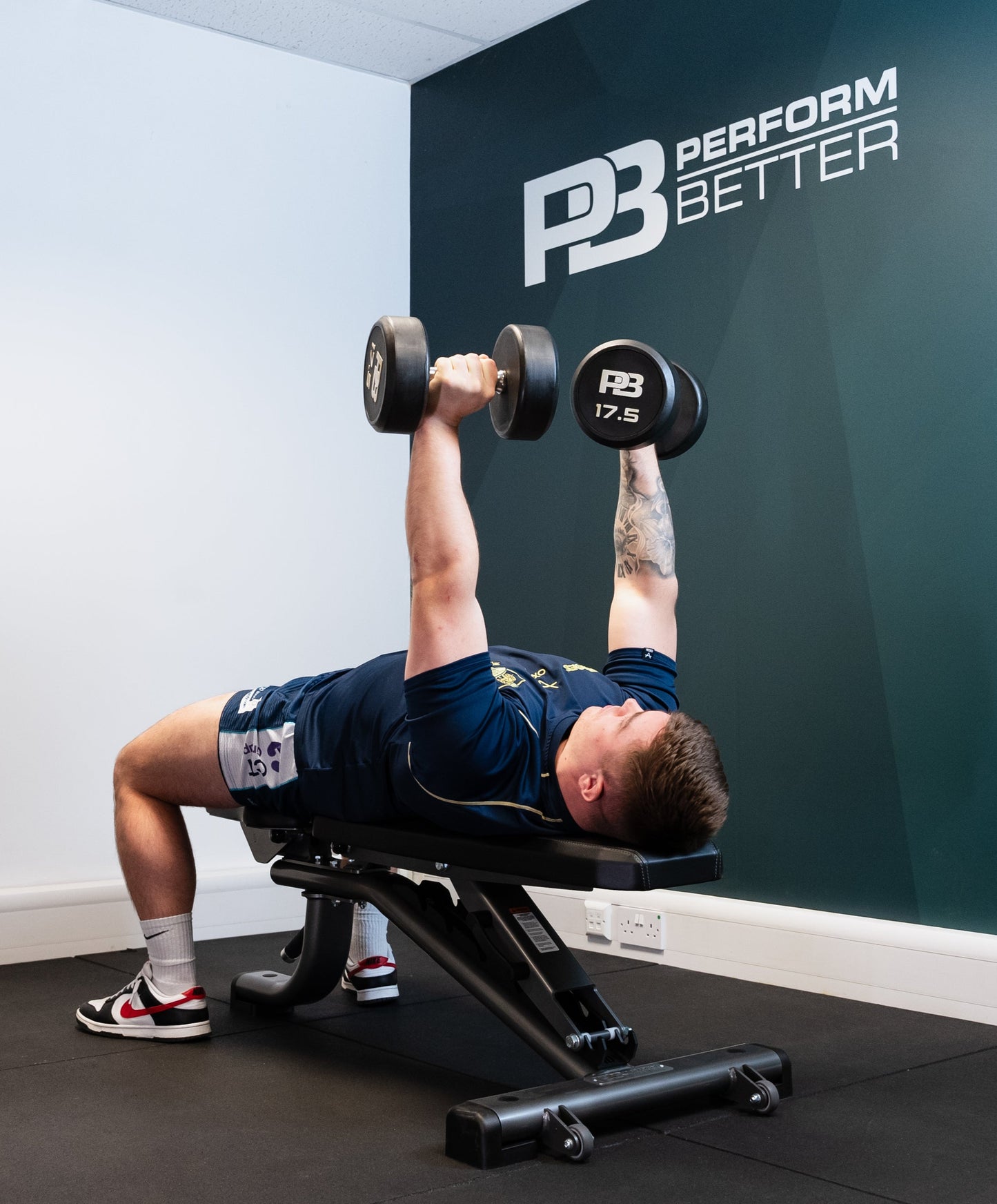 PB Rubber Dumbbells
