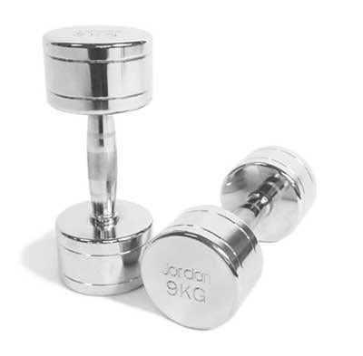 Chrome Dumbbell Set