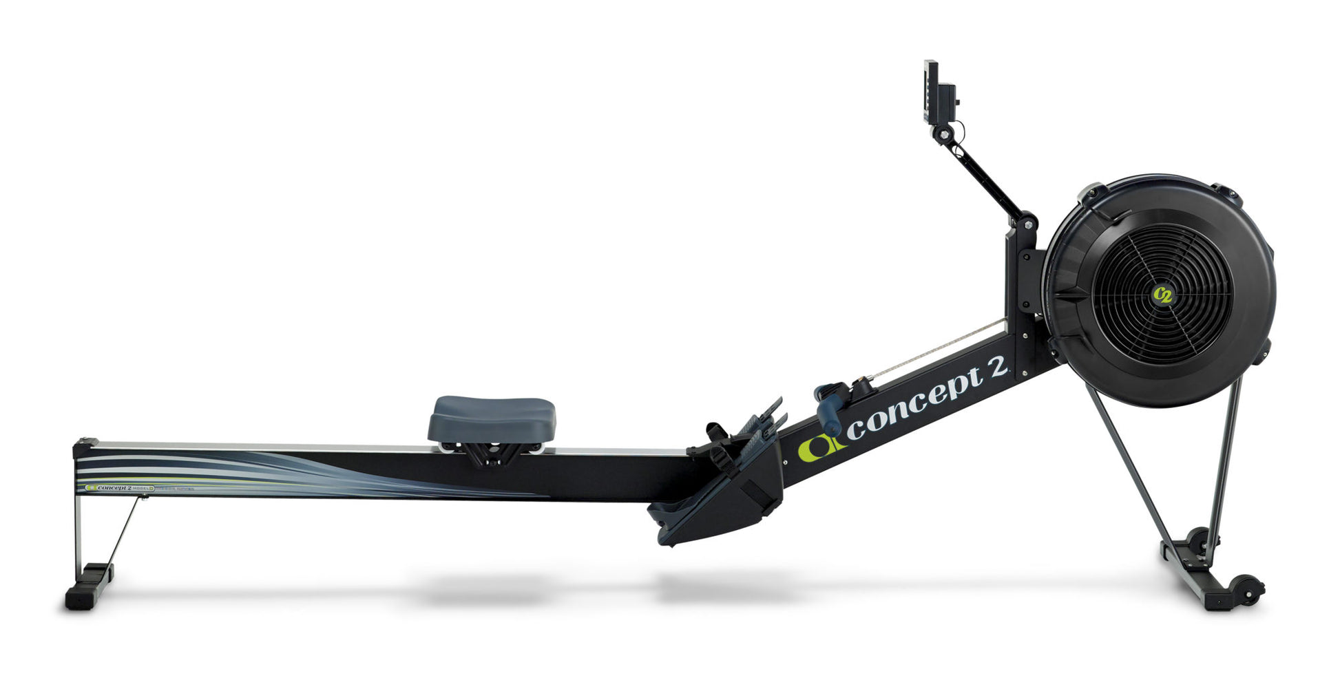 concept 2 Rower MODEL_D_BLACK_PROFILE