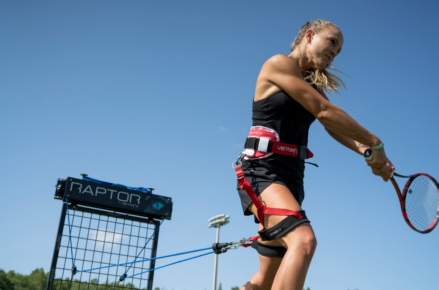 Tennis girl on Raptor