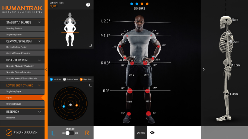 HumanTrak Movement Analysis System