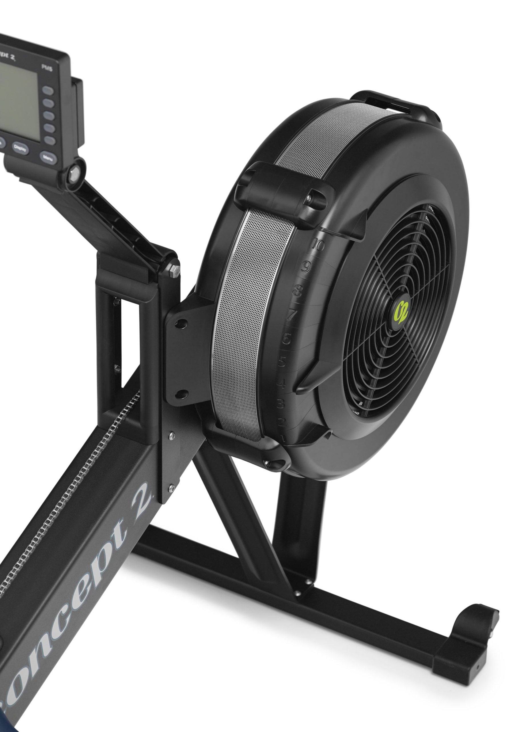 concept 2 rower MODEL_D_BLACK_FLYWHEEL