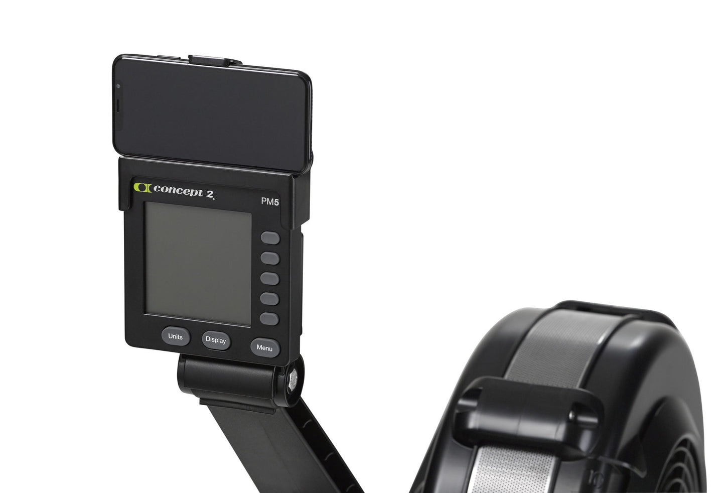 concept 2 rower MODEL_D_BLACK_screen