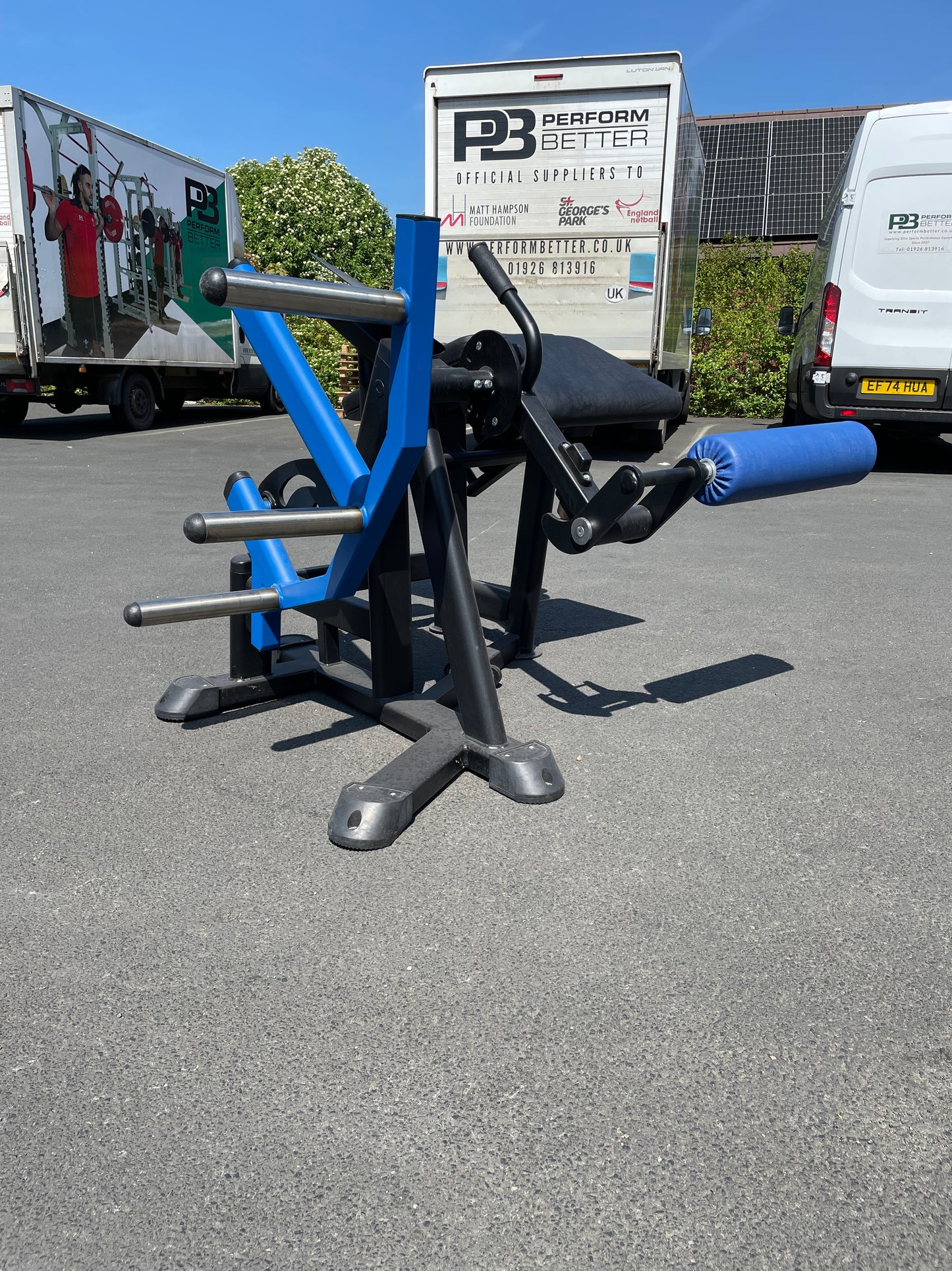 Indigo Disc Loaded Hamstring Curl