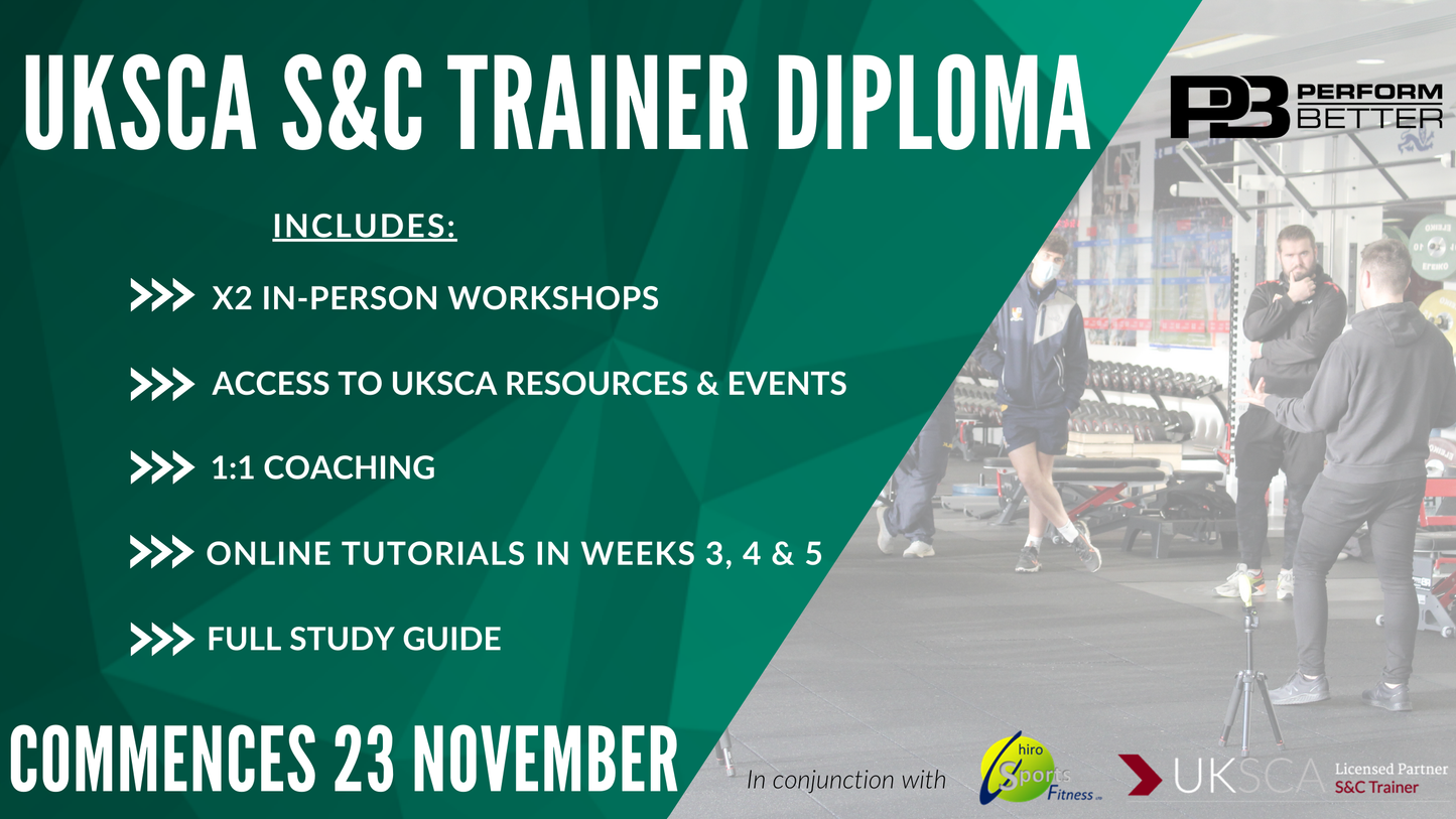 UKSCA Accredited S&C Trainer Qualification Course