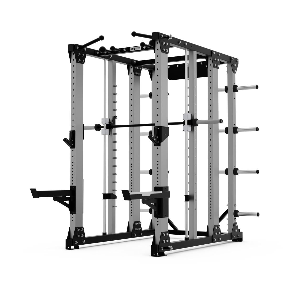 Empty Smith Rack ELITE HALF RACK WITH SMITH MACHINE – Perform Better