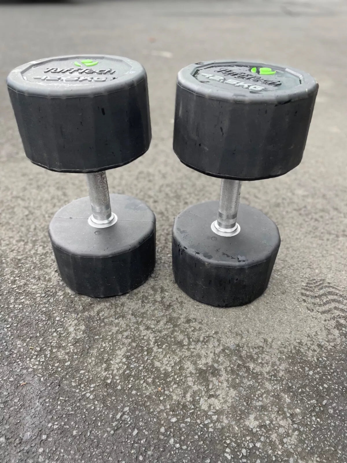 TuffTech 42.5kg Dumbbell Pair - Used