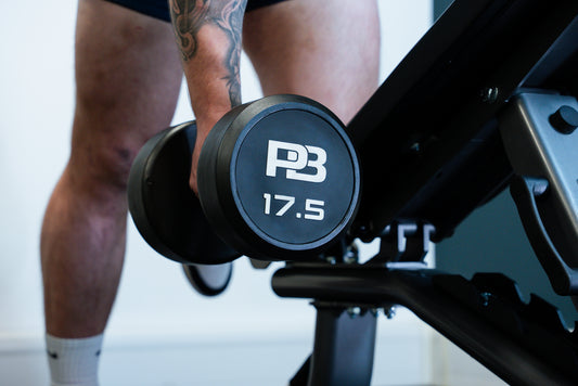 PB Rubber Dumbbells