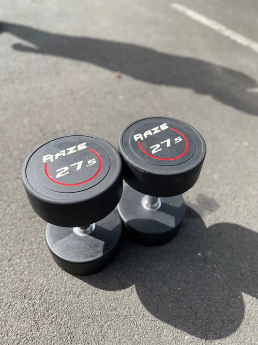 Raze Used 27.5KG Dumbbell Pair