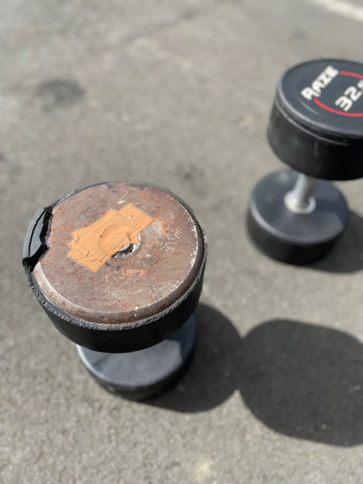 Raze 32.5kg Dumbbell Pair - Used/Damaged