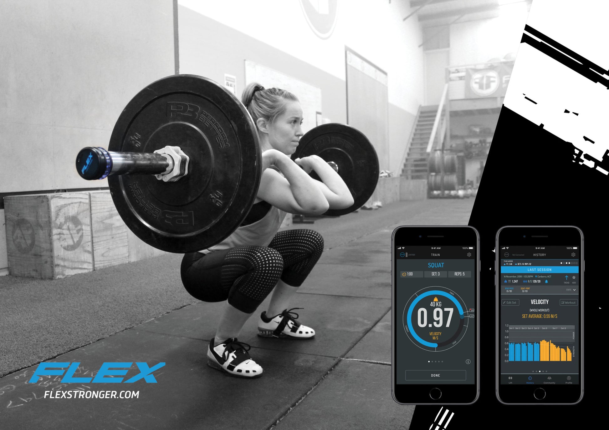 Flex powered by GymAware - Part of the Perform Better UK Range