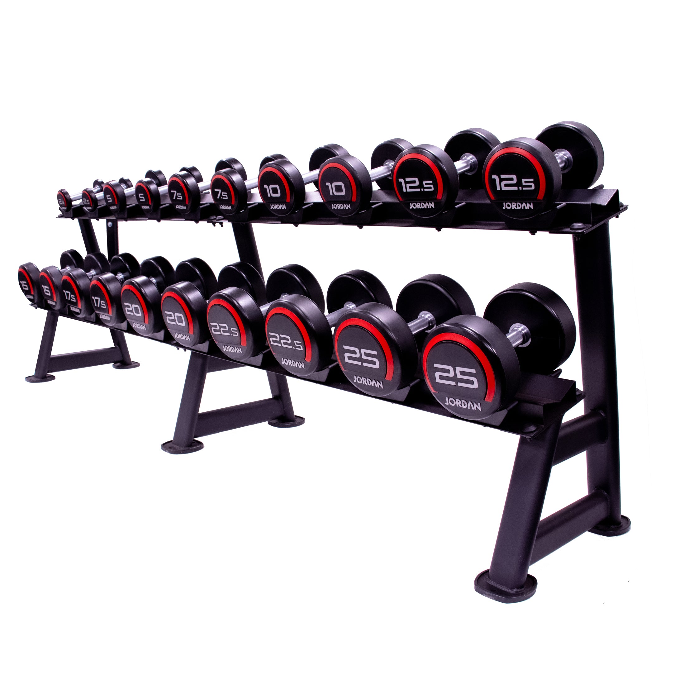 Horizontal Dumbbell Racks - Part of the Perform Better UK Range