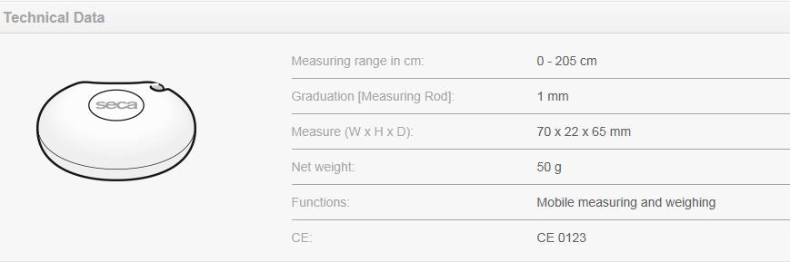 Anthropometric Measuring Tape